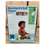 Up & Up Size 4 Absorbent & Soft Diapers 132ct