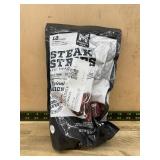 Steak Strips Beef Snack 12 Oz Resealable Bag