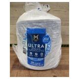 204 Ultra Dinner Paper Plates 10 1/16 in