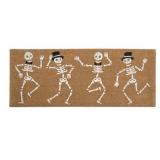 Harvest Double Door Mat Skeleton Coir 57x23 in