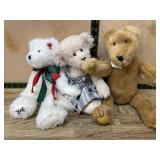Three Boyds Bears Plush Toys