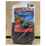 Hefty 60 Food Storage Containers 28 oz