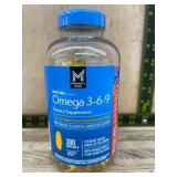 Omega 3-6-9 Dietary Supplement 300 Softgels