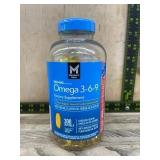 Omega 3-6-9 1600mg 300 Softgels Supplement