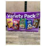 Kellogg's Variety Pack 25 Mini Boxes Cereal