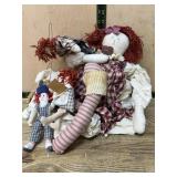 Handmade Cloth Rag Dolls