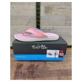 Salt Life Women's Coral Flip Flop Size 10 Used