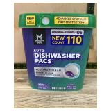 110 Auto Dishwasher Platinum Clean Pacs
