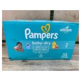 Pampers Baby-Dry Diapers Size 2, 112 Count