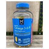 Omega 3-6-9 1600mg 300 Softgels Bottle