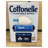 Cottonelle FreshCare Flushable Wipes 504 Ct