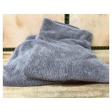 Two Gray Bath Towels
