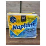 Napkins 1-Ply 1200 Count 4 Packs