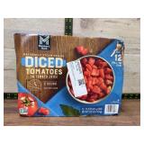 Diced Tomatoes in Tomato Juice 12-Pack Cans