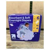 Up & Up Size 6 Overnight Diapers, 42 Count