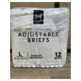 Adjustable Briefs L 45-62 in Pack of 12
