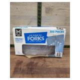 Clear Plastic Forks 300 Pieces Full Length