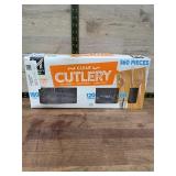 Clear Plastic Cutlery Set 360 Pieces