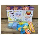Baby Grin Removable Stickers & Bath Toys Set