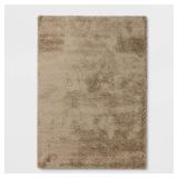 5'x7' Eyelash Shag Area Rug, Oatmeal, Threshold