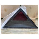 Triangle Glass Shadow Box Display Case