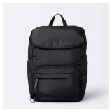 Cloud Island Open-Top Diaper Backpack Black