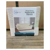 Beige Boucle Stretch Sofa Slipcover