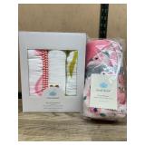 Cloud Island Muslin & Plush Blankets Set