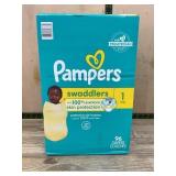 Pampers Swaddlers Size 1 Diapers, 96 Count