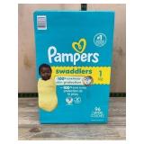 Pampers Swaddlers Size 1 Diapers 96 Count