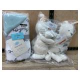 Plush Blanket With Bunny Toys