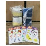 Baby Blanket Bundle and Baby stickers