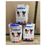 Happy Hates Cuddlers Diapers Size 2, 3 Packs