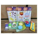 Baby Grin Sticker Sets and Baby Toys Lot