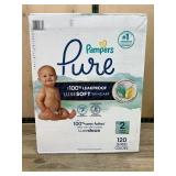 Pampers Pure Diapers Size 2 Pack of 120