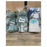 Dino Plush Toys With Blanket set