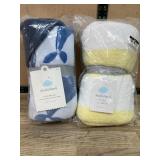 2 Cloud Island Baby Blankets Assorted Styles