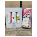 Cloud Island Muslin and Plush Baby Blankets
