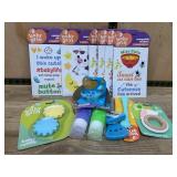 Baby Grin Stickers, Toys, and Teether Lot