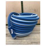 Blue And White Garden Hose With Connector