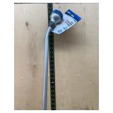 Metal Watering Wand with Blue Plastic Head