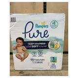 Pampers Pure Size 1 Diapers, 132 Count Box