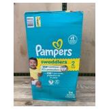 Pampers Swaddlers Size 2 Diapers, 84 Count