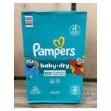 Pampers Baby-Dry Diapers Size 2, 112 Count