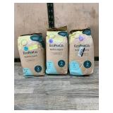 EcoPeaCo Bamboo Diapers Size 2, 6 Packs