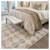 My Texas House Bronwyn Grey Geometric Rug