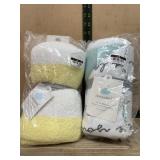 Cloud Island Plush Baby Blanket Set of 2