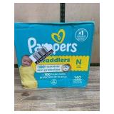 Pampers Swaddlers Diapers N 140-Count White