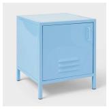 Pillowfort Blue Metal Locker Kids' Nightstand