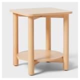 Pillowfort Natural Wood Kids' Nightstand Table